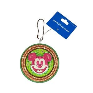 TDR Tokyo Park Motif Gentle Colors Collection x Mickey Mouse Embroidered Keychai